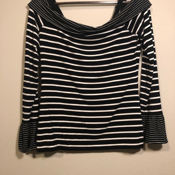 White House Black Market Off the Shoulder Top - Picture 2 of 4